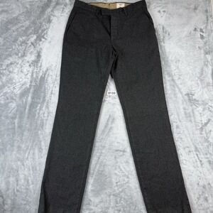 Club Monaco Wool Men's Dress Pants Kennedy Fit Gray Size 30 Slim Fit